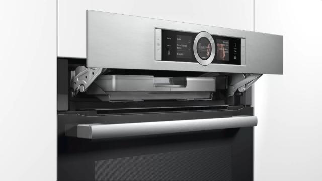 Фурна Bosch HSG656XS1, SER8 Steam oven, 60 x 60 cm, A+, PerfectBake, Added Steam, 4D Hotair, Touch TFT display, Stainless steel