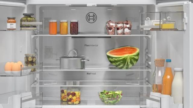 Хладилник Bosch KFN96AXEA, SER6, Multi-door fridge-freezer, NoFrost, E, 183/91/73, 605 l (405+200), 38d B(C), VitaFresh XXL <0°C>, Home Connect, Black stainless steel