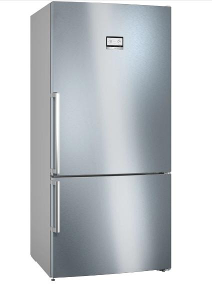 Хладилник Bosch KGN86AIDR SER6; Free-standing fridge-freezer NoFrost, D, 186/86/81cm, 631l(479+152), 39dB, VitaFresh XXL, PerfectFit, Stainless steel