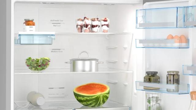 Хладилник Bosch KGN86AIDR SER6; Free-standing fridge-freezer NoFrost, D, 186/86/81cm, 631l(479+152), 39dB, VitaFresh XXL, PerfectFit, Stainless steel