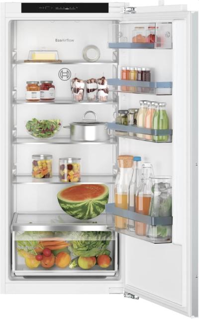 Хладилник Bosch KIR41VFE0 SER4 BI fridge, F, 122.5 x 56 cm, 204 l, 35 dB,  MultiBox XXL, EcoAirflow, LED lighting, SuperCooling, Energy Efficiency: E