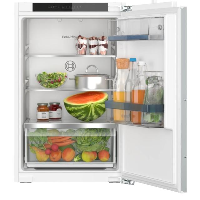 Хладилник Bosch KIR21VFE0 SER4 BI fridge, F, 87.4 x 54.1 x 54.8 cm, 136 l, 35 dB,  MultiBox XXL, EcoAirflow, LED lighting, SuperCooling, Energy Efficiency: E