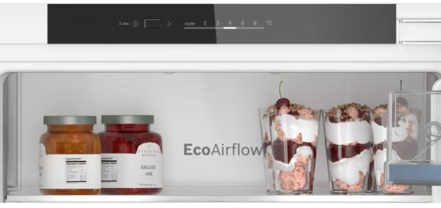 Хладилник Bosch KIR31VFE0 SER4 BI fridge, 102.1 x 54.1 x 54.8 cm, 165 l, 35 dB,  MultiBox XXL, EcoAirflow, LED lighting, SuperCooling, Energy Efficiency: E