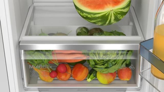 Хладилник Bosch KIR31VFE0 SER4 BI fridge, 102.1 x 54.1 x 54.8 cm, 165 l, 35 dB,  MultiBox XXL, EcoAirflow, LED lighting, SuperCooling, Energy Efficiency: E