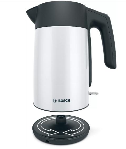 Електрическа кана Bosch TWK7L461, Kettle, 2400 W, 1.7 l, White
