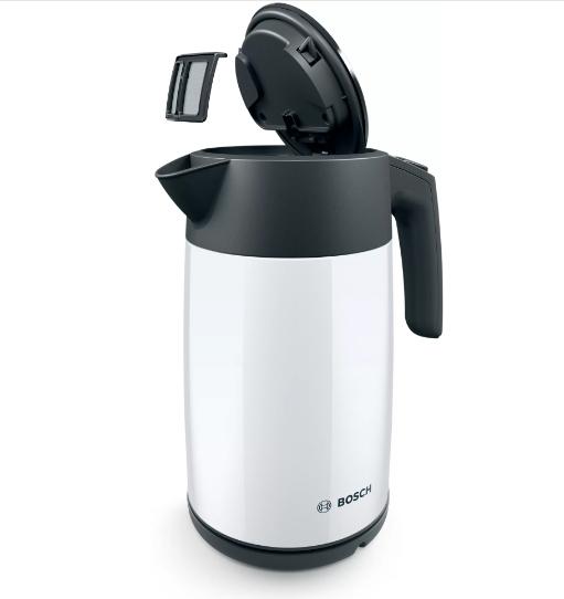 Електрическа кана Bosch TWK7L461, Kettle, 2400 W, 1.7 l, White