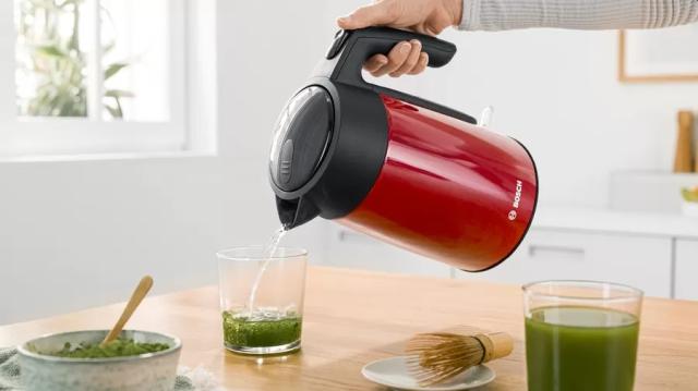 Електрическа кана Bosch TWK7L464, Kettle, 2400 W, 1.7 l, Red