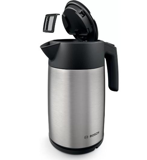 Електрическа кана Bosch TWK7L460, Kettle, 2000-2400 W, 1.7 l,  Cup indicator, Triple safety function, Stainless steel