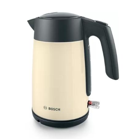 Електрическа кана Bosch TWK7L467, Kettle, 2000-2400 W, 1.7 l,  Cup indicator, Triple safety function, Beige