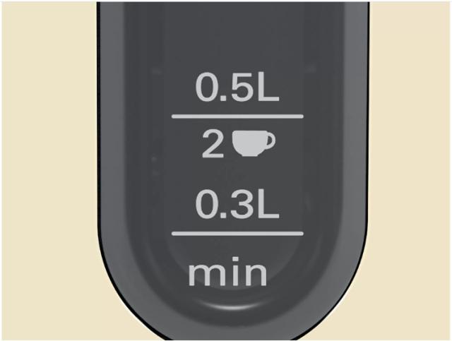 Електрическа кана Bosch TWK4P437, Kettle, DesignLine, 2000-2400 W, 1.7 l,  OneCup function, Beige