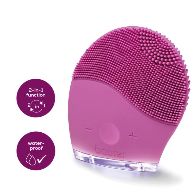 Уред за лице Beurer FC 49 Facial brush,2-in-1 function, 15 speeds,waterproof, vibrating,Lithium-ion battery,3 cleansing zones