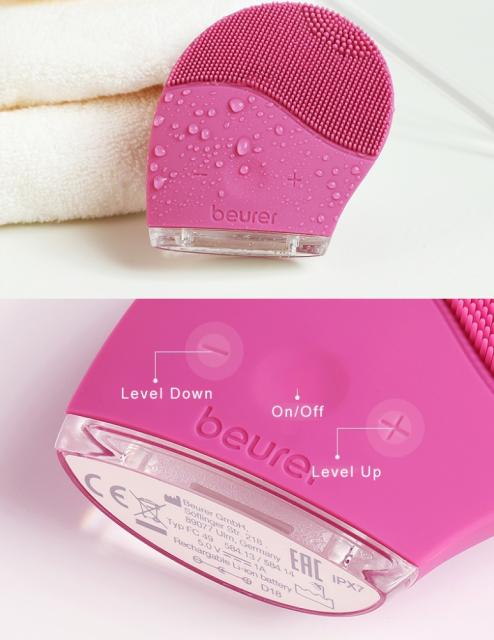 Уред за лице Beurer FC 49 Facial brush,2-in-1 function, 15 speeds,waterproof, vibrating,Lithium-ion battery,3 cleansing zones