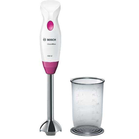 Пасатор Bosch MSM2410PW, Blender, CleverMixx, 400 W, White-pink