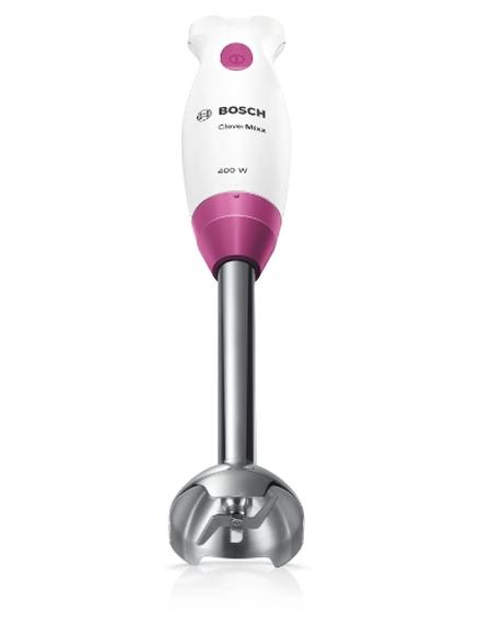 Пасатор Bosch MSM2410PW, Blender, CleverMixx, 400 W, White-pink