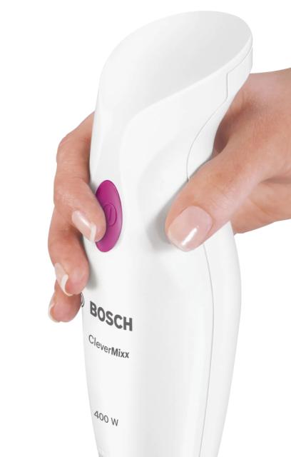 Пасатор Bosch MSM2410PW, Blender, CleverMixx, 400 W, White-pink