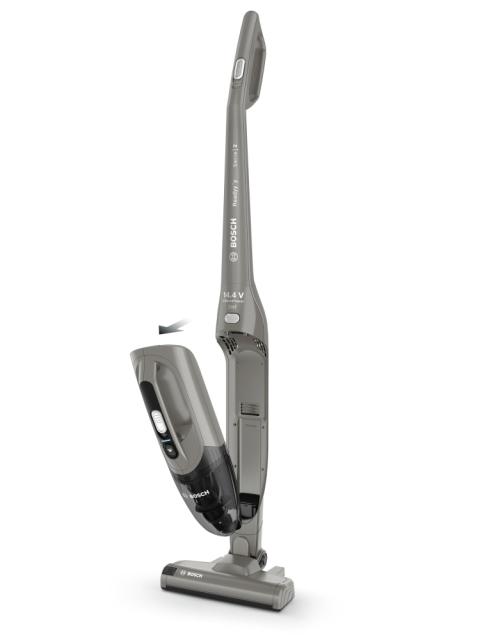 Прахосмукачка Bosch BBHF214G, Cordless Handstick Vacuum Cleaner, Readyy'y 14.4V, Series 2, Gray
