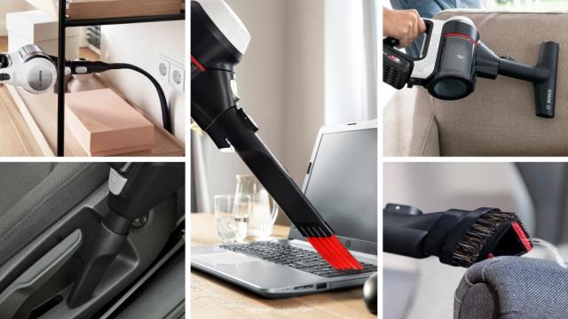 Прахосмукачка Bosch BCS711XXL, Cordless Handstick Vacuum Cleaner, Unlimited 7, White