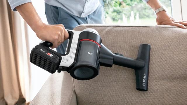Прахосмукачка Bosch BCS711XXL, Cordless Handstick Vacuum Cleaner, Unlimited 7, White