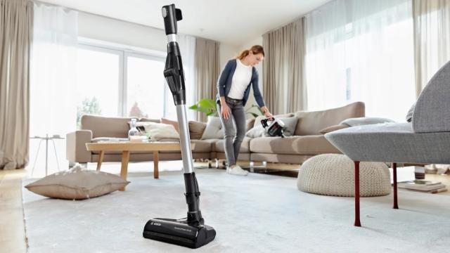 Прахосмукачка Bosch BCS711XXL, Cordless Handstick Vacuum Cleaner, Unlimited 7, White
