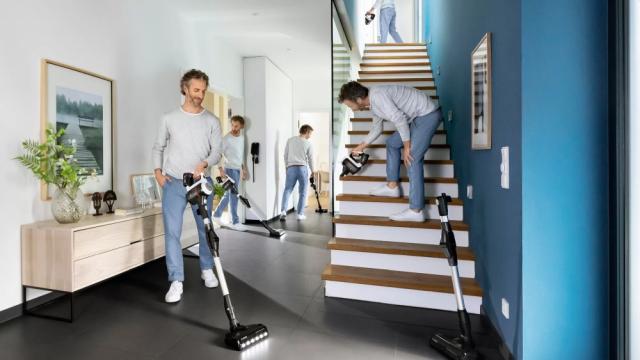 Прахосмукачка Bosch BCS711XXL, Cordless Handstick Vacuum Cleaner, Unlimited 7, White