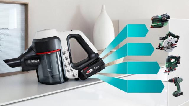 Прахосмукачка Bosch BCS711XXL, Cordless Handstick Vacuum Cleaner, Unlimited 7, White