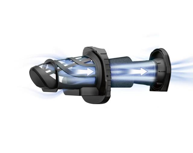 Прахосмукачка Bosch BHN16L Rechargeable Vacuum Cleaner, Move Lithium 16Vmax, Cyclonic Airflow System, Gray