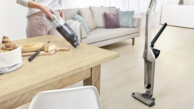 Прахосмукачка Bosch BBH3ALL23, Cordless Handstick Vacuum cleaner 2 in 1 Flexxo Gen2 23Vmax, Serie 4, built-in accessories, Brown