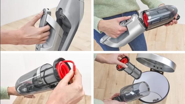 Прахосмукачка Bosch BCH3K2301, Cordless Handstick Vacuum cleaner 2 in 1 Flexxo Gen2 23Vmax, Serie 4, built-in accessories, Silver