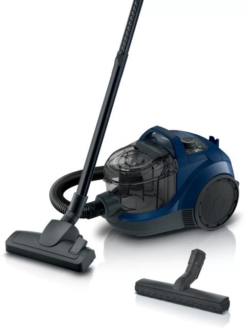 Прахосмукачка Bosch BGS21X320, Bagless vacuum cleaner, Serie 4, Blue