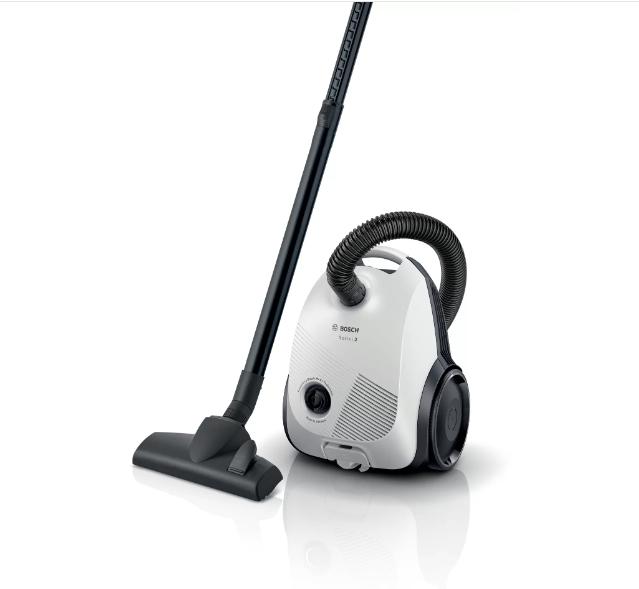 Прахосмукачка Bosch BGLS2LW1, Vacuum cleaner with bag 3.5 l, Series 2, 600W, 80 dB(A), White