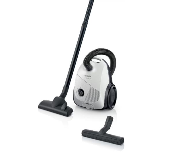 Прахосмукачка Bosch BGLS2WH1H, Vacuum cleaner with bag 3.5 l, Series 2, 600W, 80 dB(A), White