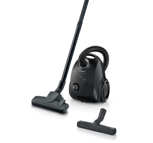 Прахосмукачка Bosch BGLS2BA3H, Vacuum cleaner with bag 3.5 l, Series 2, 600W, 80 dB(A), black