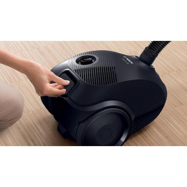 Прахосмукачка Bosch BGBS2LB1, Vacuum cleaner with bag 3.5 l, Series 2, 600W, 80 dB(A), black
