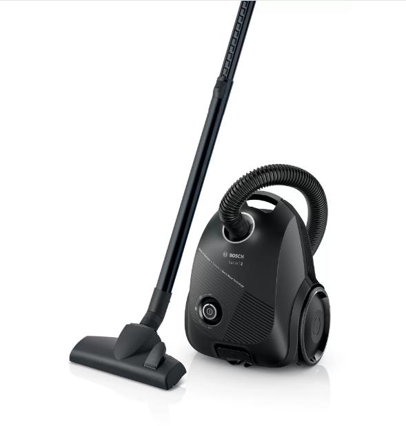 Прахосмукачка Bosch BGLS2BA1, Vacuum cleaner with bag 3.5 l, Series 2, 600W, 80 dB(A), black