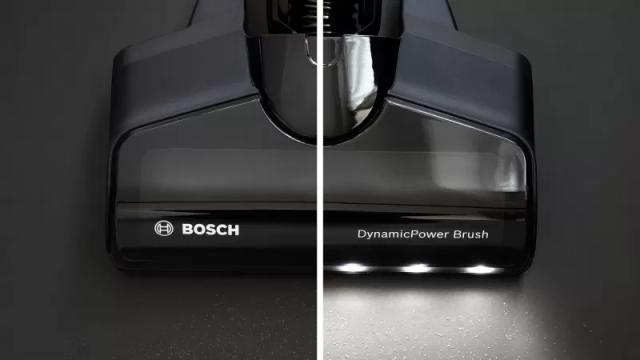 Прахосмукачка Bosch BBS711W, Cordless Handstick Vacuum Cleaner, Unlimited 7, TurboSpin motor, 82 dB(A), 3.0 Ah battery, 18.0V, AllFloor DynamicPower Brush with LED, White