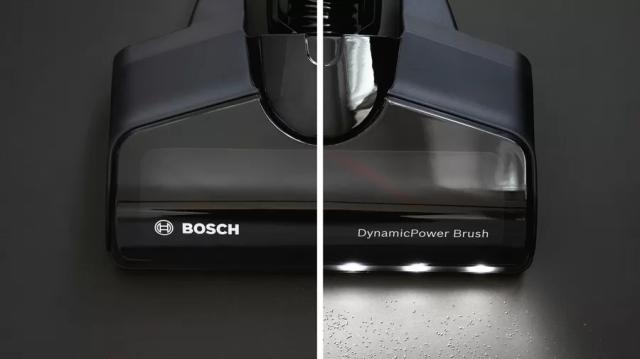 Прахосмукачка Bosch BCS711EXT, Cordless Handstick Vacuum Cleaner, Unlimited 7, TurboSpin motor, 3 Ah, 18.0V, 82 dB(A), AllFloor DynamicPower Brush with LED, Black