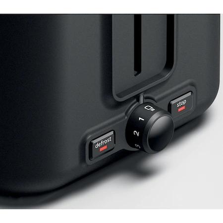 Тостер Bosch TAT3P421, Compact toaster, DesignLine, 820-970 W, Auto power off, Defrost and warm setting, Lifting high, White