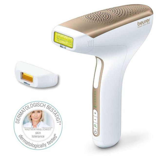 Фотоепилатор Beurer IPL 8500 Velvet Skin Pro Hair-remover, battery powered, Auto flash, 4.5 cm2, 1 attachment 2 cm2, 300 000 pulses, safe skin sensor, UV filter, 6 energy levels