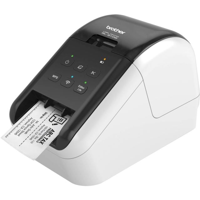 Етикетен принтер Brother QL-810Wc, 600dpi, Wi-Fi, USB, ширина на етикета 62mm