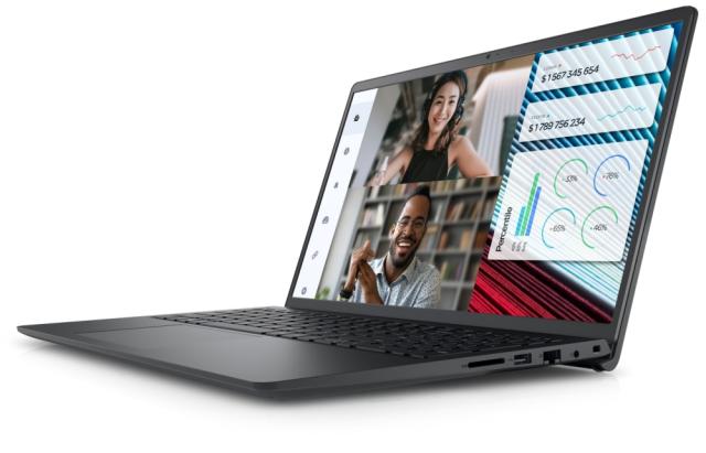 Лаптоп Dell Vostro 3520, Intel Core i7 -1255U (12MB cash up to 4.7 GHz), 15.6" FHD (1920x1080) AG WVA 250nits, 16GB DDR4, 2x 8GB, 512GB SSD PCIe M.2, Intel Iris Xe Graphics, IR Cam and Mic, WiFi 6E, FP, SCR, BG KB, Win 11 Pro, 3Y Pro S