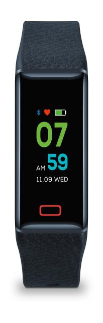Фитнес гривна Beurer AS 98 Pulse Bluetooth activity sensor, Pulse measurement, Notifications via calls, SMS & messages, Colour touchscreen, Activity and sleep tracking, Memory capacity for 30 days/30 nights, Move reminder, Alarm function: vibration a