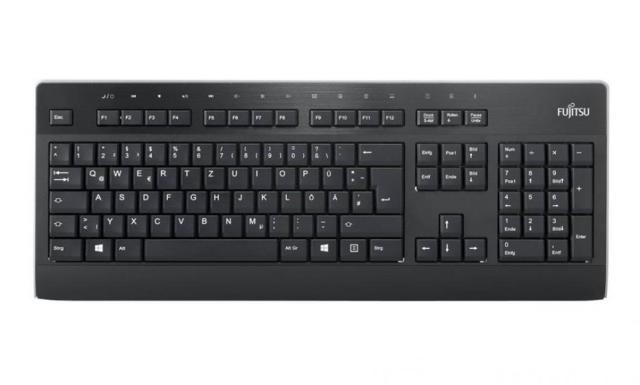 Клавиатура Fujitsu Keyboard KB955, USB, Черна
