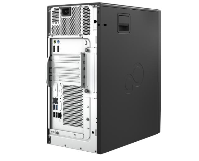 Настолен компютър Fujitsu ESPRIMO P6012, Intel Core i3-12100, 1x8GB DDR4-3200, SSD PCIe 256GB M.2 NVMe Value, Mounting kit 3.5', DVD SuperMulti, Country kit (EU+), Power supply Gold 280W, Load Win11 Pro(64) R3+Office 1mth Trial, Optical USB mouse bla