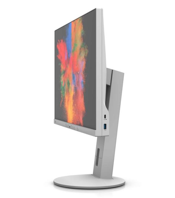 Монитор Fujitsu DISPLAY P2410 TE Wide 24", LED, PL, IPS, 5ms, 1000:1,250cd/m2, 1920x1200 16:10, DP (Daisy Chain), DP, HDMI, 4xUSB, USB-C, LAN, 6-in-1 stand,Sp.2x2W, Heig adj.150mm, Rot.90°,Tilt, Sw.angle 345°, Marble grey+Fujitsu Wireless KB Mouse Se