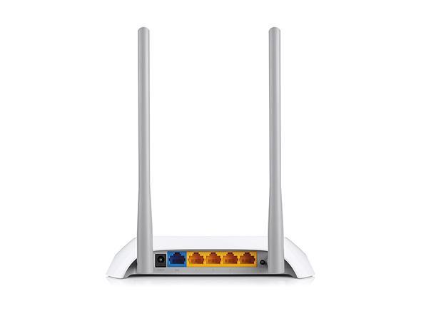 Рутер TP-Link TL-WR840N, Wireless N, 300Mbps, 2.4GHz (300 Mbps), 4x LAN 100, 1x WAN 100, 2x външни антени