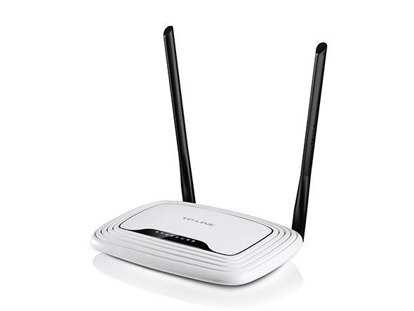Рутер TP-Link TL-WR841N, Wireless N, 300Mbps, 2.4GHz (300 Mbps), 4 x LAN 100, 1 x WAN 100, 2x външни антени