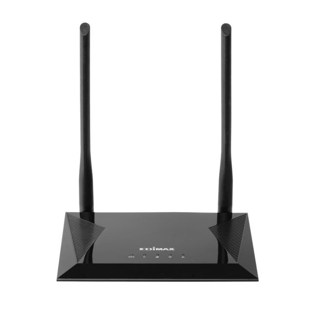 Рутер EDIMAX BR-6428NS v5, Wireless N, 2.4GHz (300 Mbps), 4 x 10/100Mbps LAN,  1x 10/100Mbps WAN, 2x външни