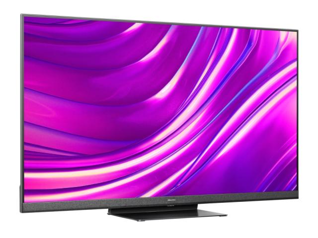 Телевизор Hisense 55" U8HQ, 4K Ultra HD 3840x2160, ULED, FALD, Quantum Dot, 120Hz, IPS, HDR 10+, HLG, Dolby Vision IQ, Dolby Atmos, Smart TV, WiFi 5GHz, WiFi Direct, BT, Anyview Cast, 4xHDMI, 2xUSB, LAN, CI+, DVB-T2/C/S2, Black