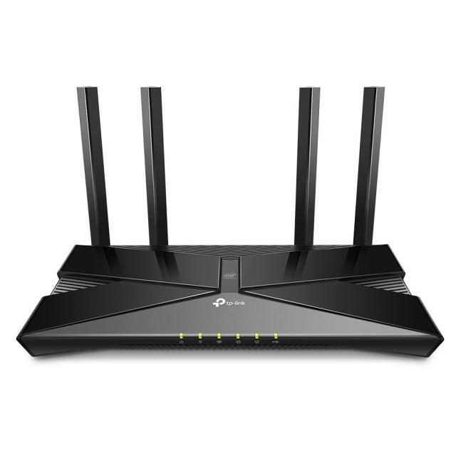 Рутер TP-Link Archer AX50 AX3000 Wi-Fi 6, 2.4GHz (574 Mbps) / 5GHz (2402 Mbps), 4x LAN1000Mbps, 1x WAN1000, 1x USB 3.0