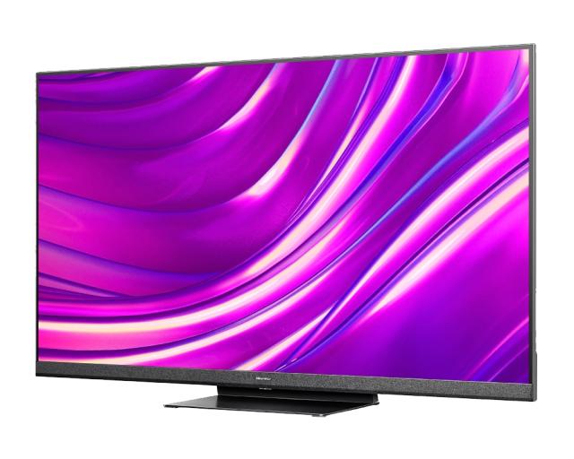 Телевизор Hisense 65" U8HQ, 4K Ultra HD 3840x2160, ULED, FALD, Quantum Dot, 120Hz, IPS, HDR 10+, HLG, Dolby Vision IQ, Dolby Atmos, Smart TV, WiFi 5GHz, WiFi Direct, BT, Anyview Cast, 4xHDMI, 2xUSB, LAN, CI+, DVB-T2/C/S2, Black